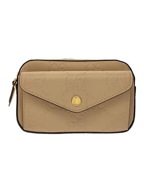 Gucci beige Pink Jumbo GG embossed Chain Crossbody Bag
